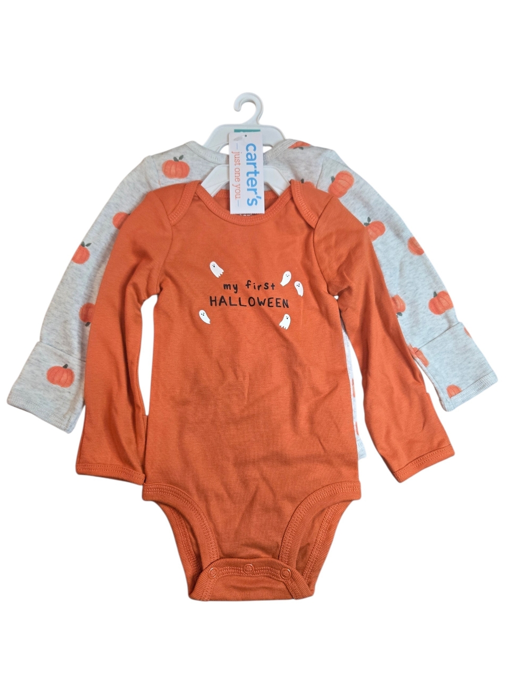 Carter's Orange "My First Halloween" Baby One-Piece 2-Pack - 3 Months